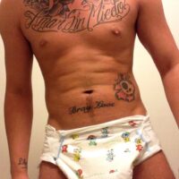 diaper guy with tattoos