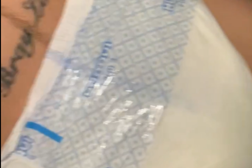 Pissed my haqui diaper